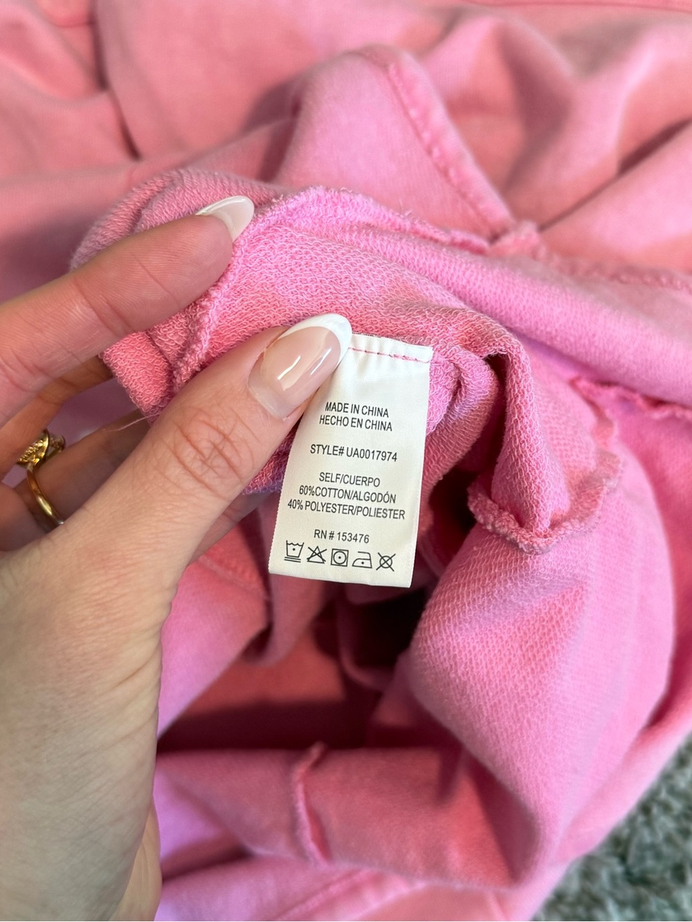 NWOT Sundry Cotton Blend Romper Pink, size M - Picture 6 of 6